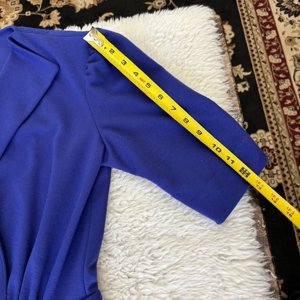 Brenner Vintage Elegant Blue Women's Dress size Medium - Picture 8 of 16